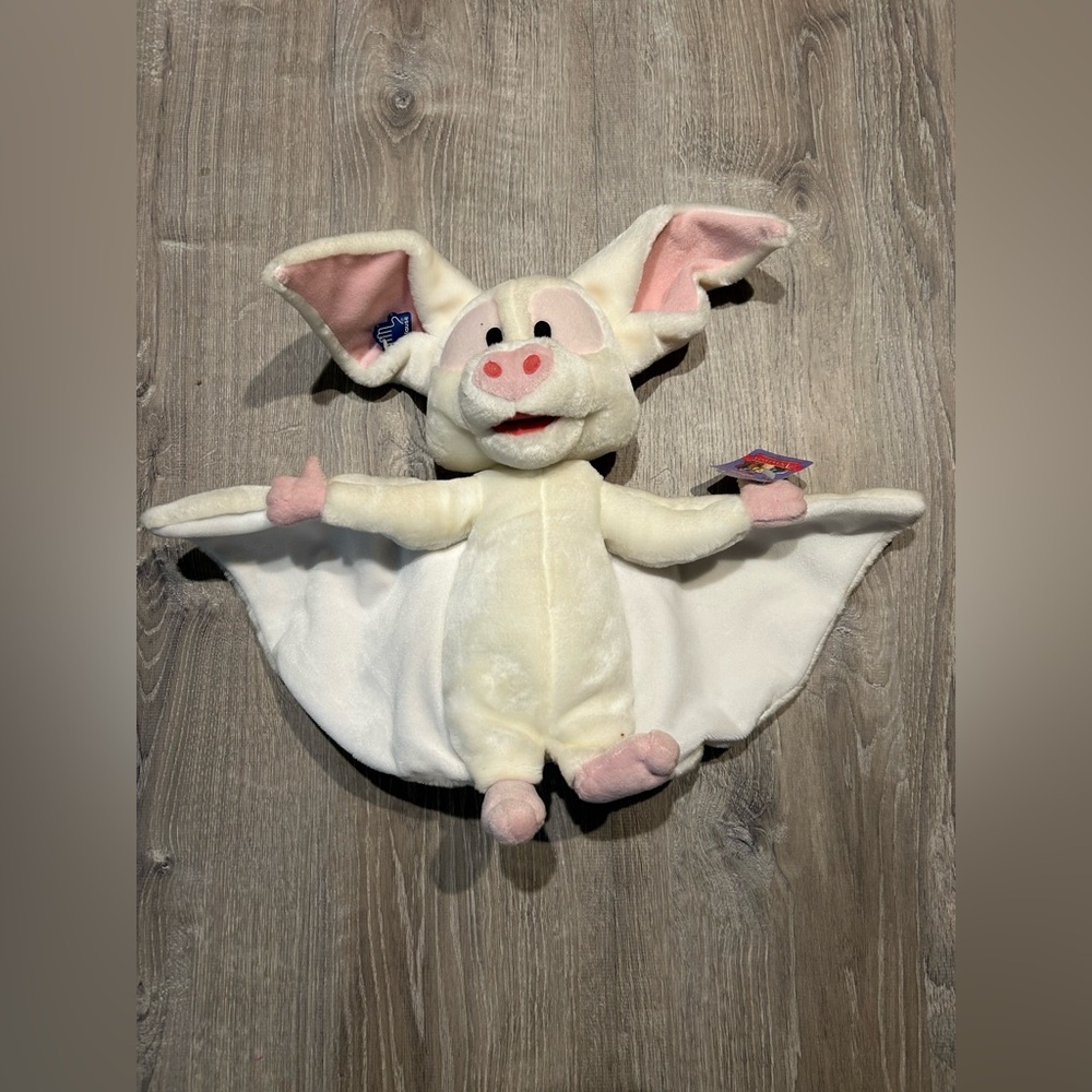 Bartok Plush Medium Size 15” 20th Century Fox Applause Anastasia White Soft